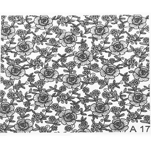 Αυτοκόλλητα Νερού 3D  Black Rose