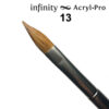 Πινέλο Infinity Acryl Pro Oval Νο13 - Image 7