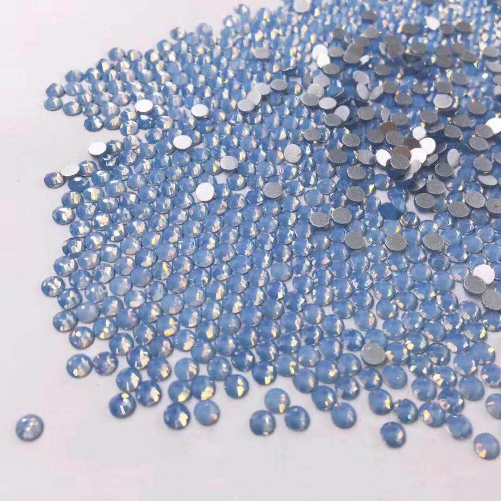 Strass Τύπου Swarovski Μπλε Opal Νο8 100τμχ - Image 2