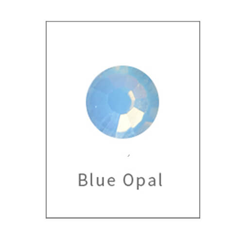 Strass Τύπου Swarovski Μπλε Opal Νο8 100τμχ