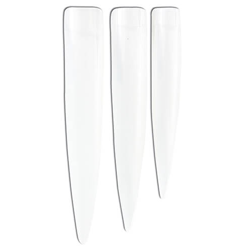 Tips για Νail Art Stiletto Clear 12 sizes