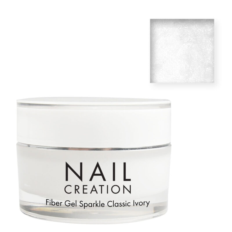 Fiber Gel Sparkle Classic Ivory 15ml