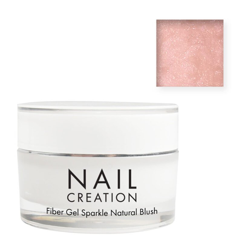 Fiber Gel Sparkle Natural Blush 15ml