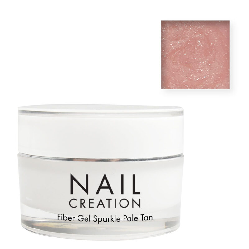 Fiber Gel Sparkle Pale Tan 15ml