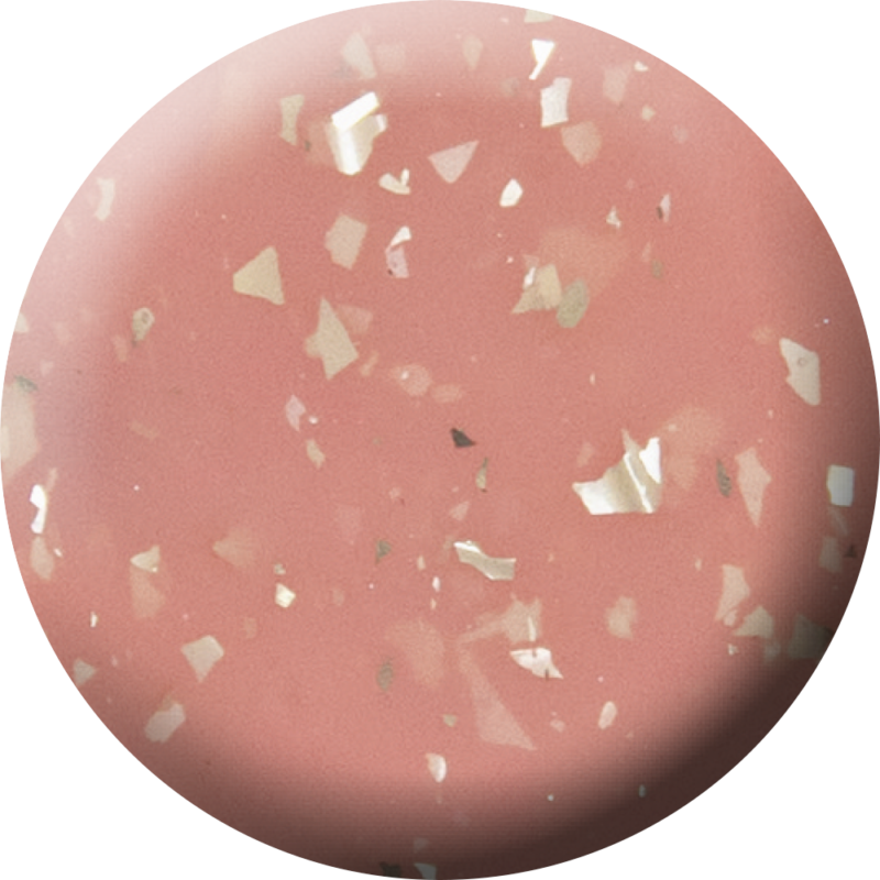 Glamazone Ενισχυμένη Βάση Rubber Sandy Rose Dazzle 15 ml - Image 2