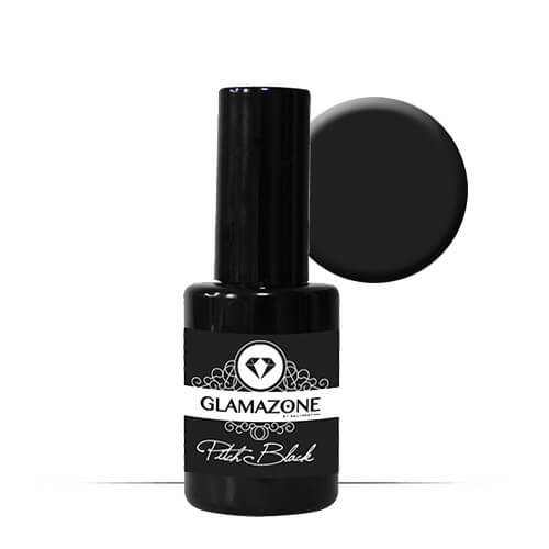 Glamazone Ημιμόνιμο Βερνίκι Pitch Black 15 ml