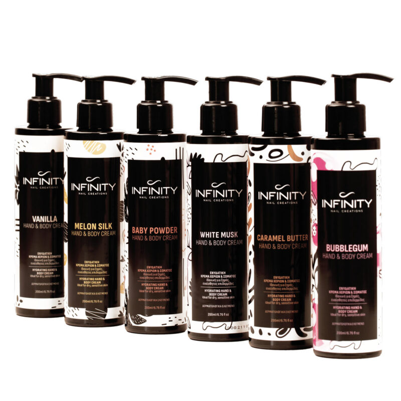 Ιnfinity Hand & Body Cream Butter Caramel 200ml - Image 4