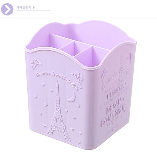 Πλαστική Θήκη Οργάνωσης Πινέλων Purple