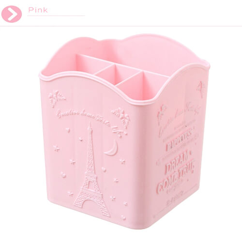 Πλαστική Θήκη Οργάνωσης Πινέλων Pink