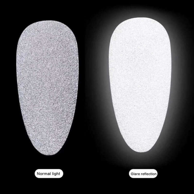 Nail Reflective Powder Grey