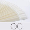 Παλέτα Χρωματολογίου με Κρίκο Oval Natural 50τμχ - Image 4
