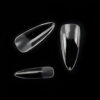 Soft Gel Tips - Almond Short Clear  ( 0-11 Size ) - Image 4