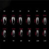 Soft Gel Tips - Almond Short Clear  ( 0-11 Size ) - Image 6
