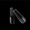Soft Gel Tips - Coffin Medium Clear  ( 5-9 Size ) - Image 3