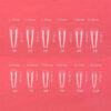 Soft Gel Tips - Coffin Short Clear  ( 0-11 Size ) - Image 6