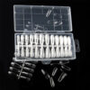 Soft Gel Tips - Coffin Short Clear  ( 0-11 Size ) - Image 8
