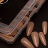 Soft Gel Tips - Almond Short Nude ( 0-11 Size ) - Image 2