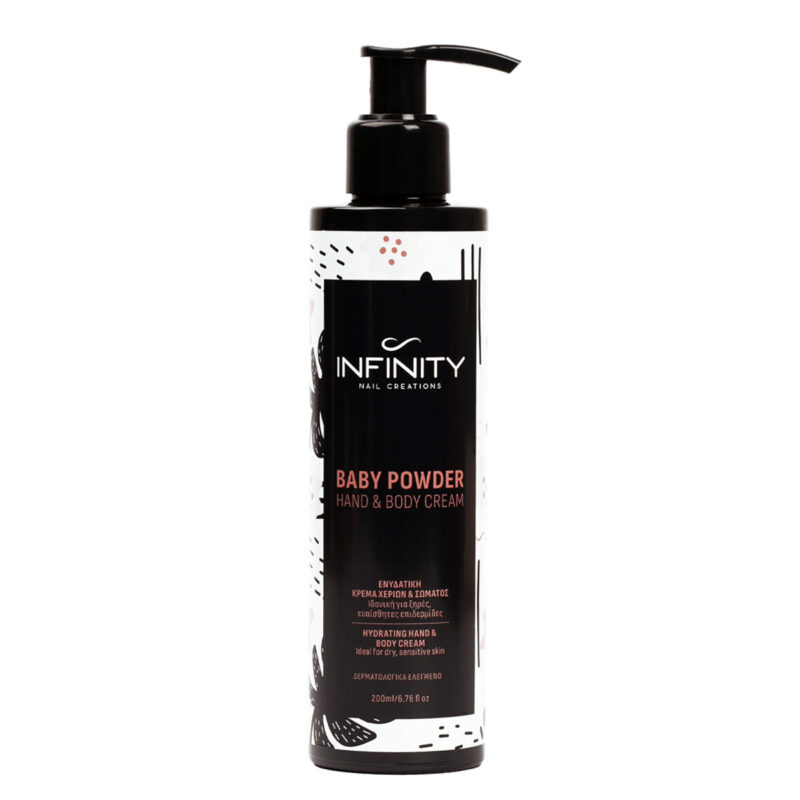 Ιnfinity Hand & Body Cream Baby Powder 200ml