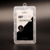 Soft Gel Tips - Coffin Short Clear  ( 0-11 Size ) - Image 2