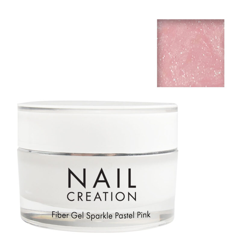 Fiber Gel Sparkle Pastel Pink 15ml