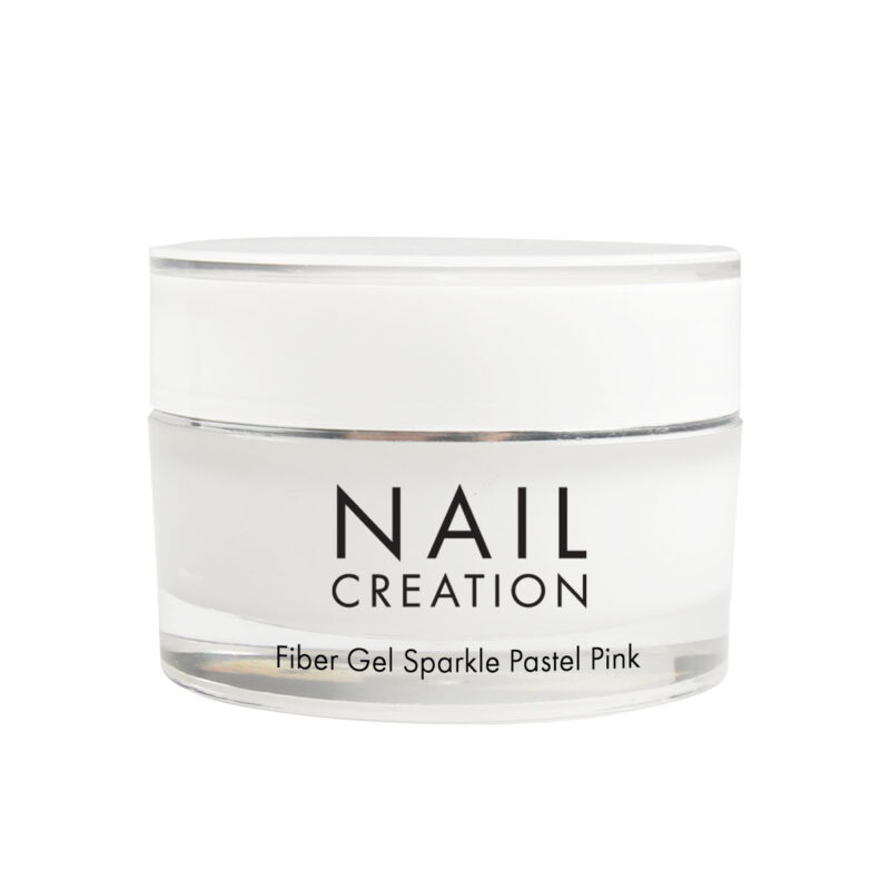 Fiber Gel Sparkle Pastel Pink 15ml - Image 3
