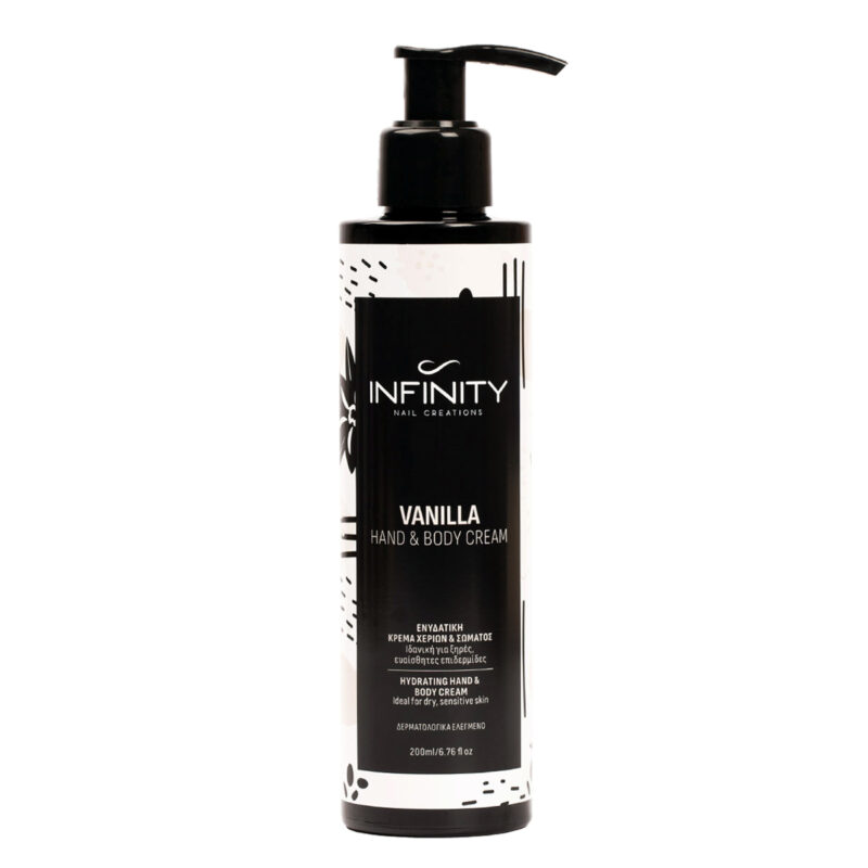 Ιnfinity Hand & Body Cream Vanilla 200ml