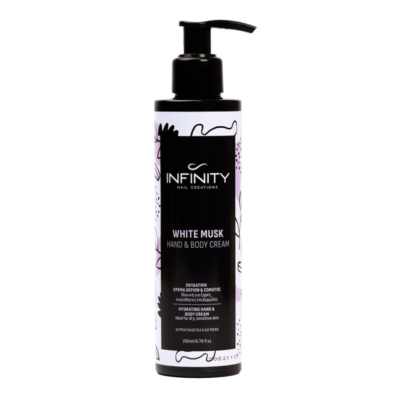 Ιnfinity Hand & Body Cream White Musk 200ml