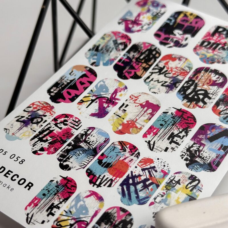 Αυτοκόλλητα Νυχιού Wraps Mani Sova - 058