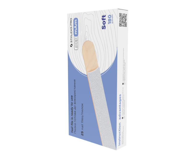 Staleks Ανταλλακτική Λίμα σε ξύλινη βάση 180 grit 25τμχ (DWCE-20-180/25w)