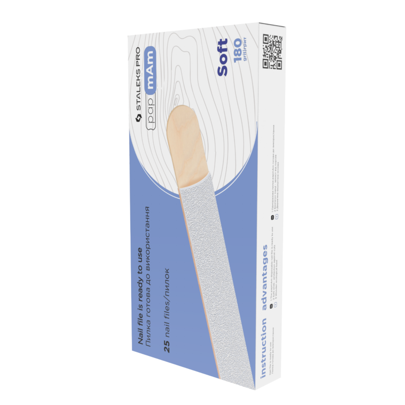 Staleks Ανταλλακτική Λίμα σε ξύλινη βάση 180 grit 25τμχ (DWCE-20-180/25w)