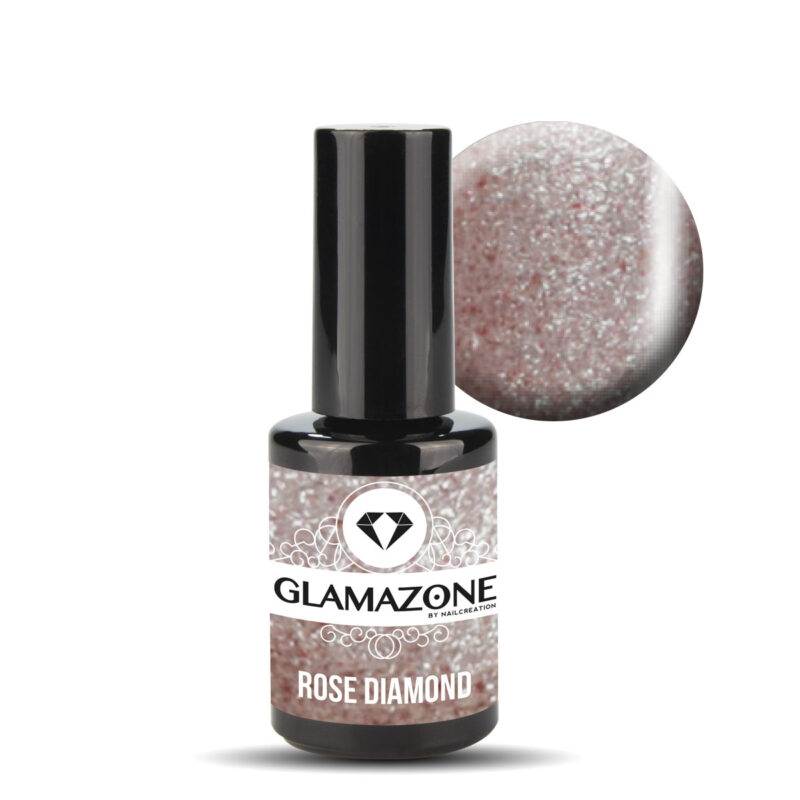 Glamazone Ημιμόνιμο Βερνίκι Rose Diamond  15 ml