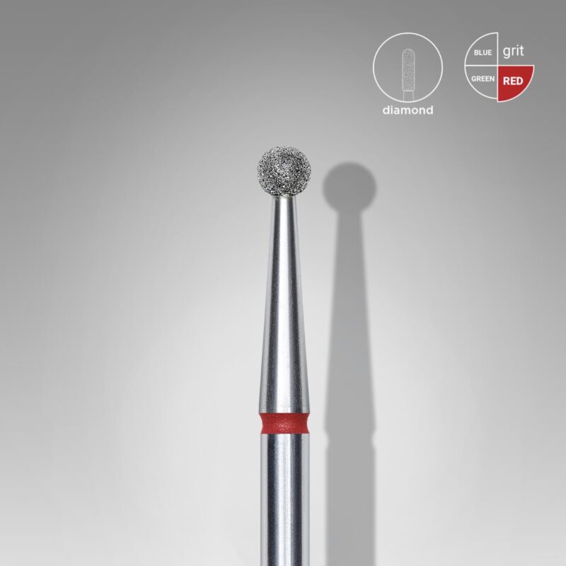 Staleks Διαμαντόφρεζα Ball Red FA01R025 2.5 mm