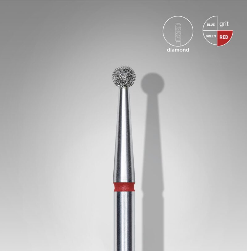 Staleks Διαμαντόφρεζα Ball Red FA01R025 2.5 mm
