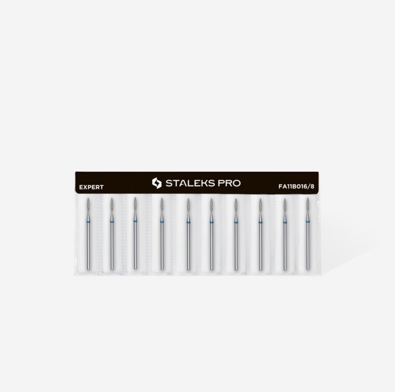 Staleks Διαμαντόφρεζα Pointed Flame Blue FA11B016/8 1.6 mm - Image 3