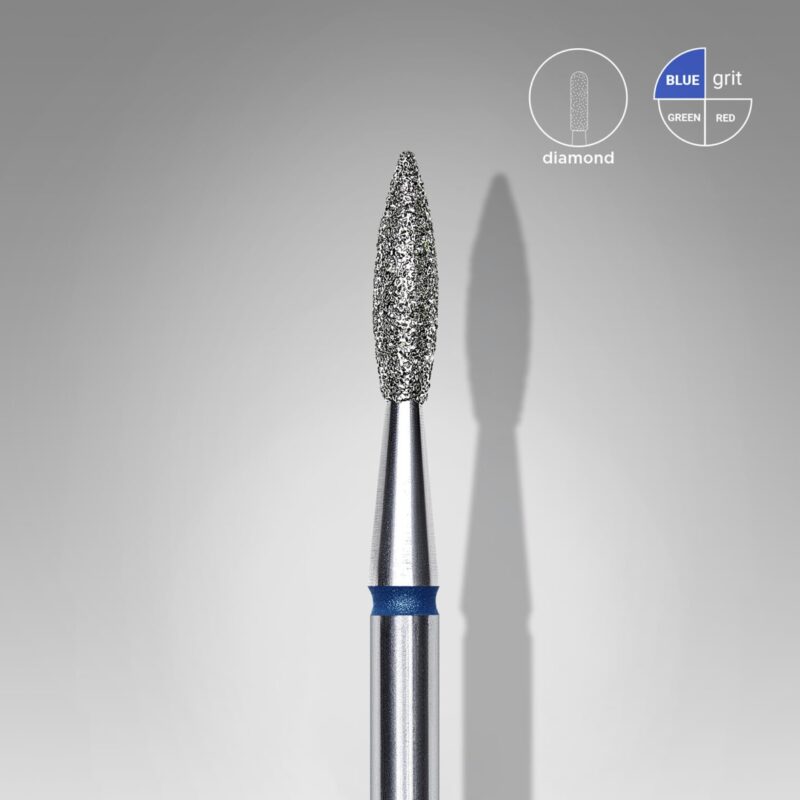 Staleks Διαμαντόφρεζα Pointed Flame Blue FA11B021/8 2.1 mm