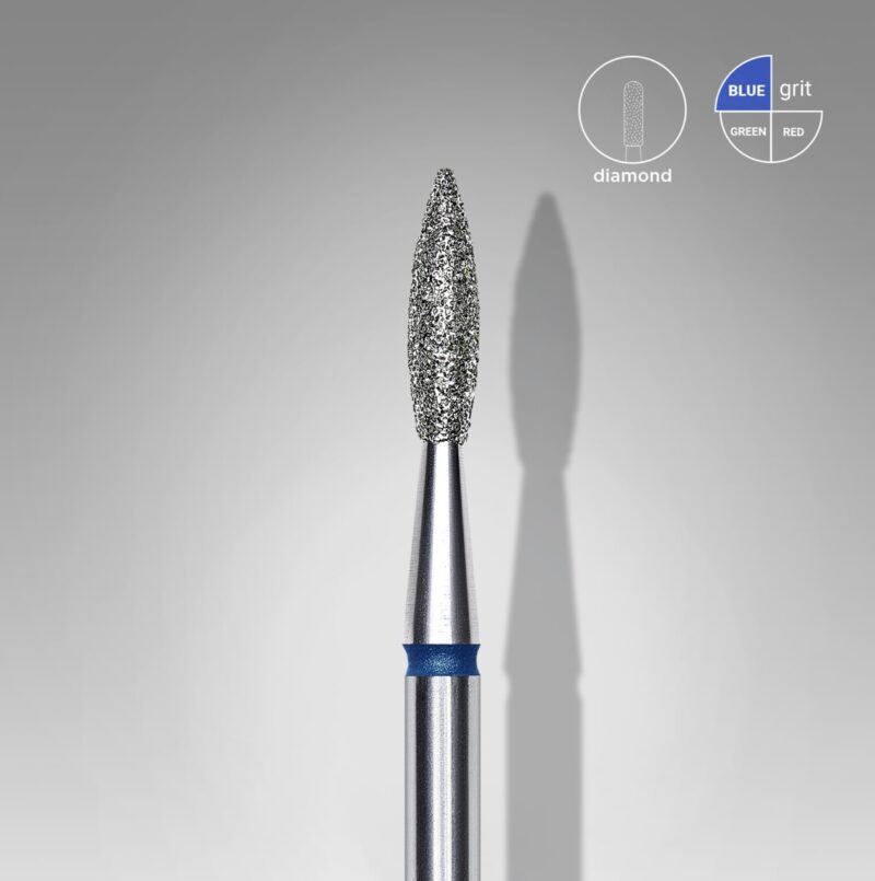Staleks Διαμαντόφρεζα Pointed Flame Blue FA11B021/8 2.1 mm