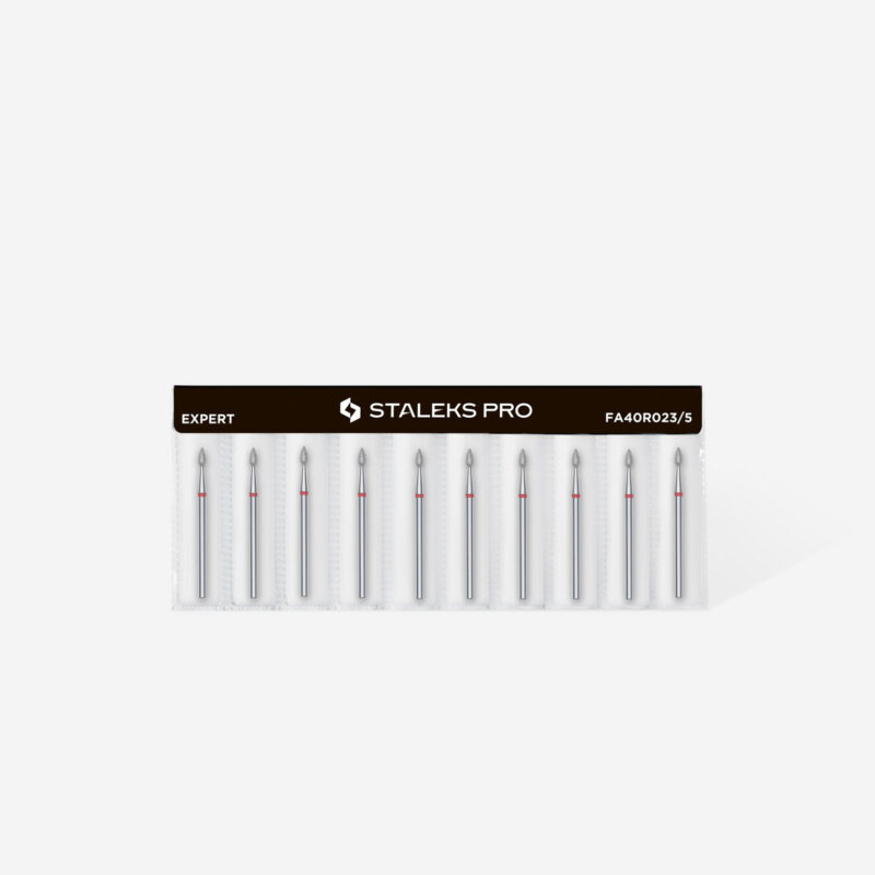 Staleks Διαμαντόφρεζα Drop Red FA40R023/5 2.3 mm - Image 3