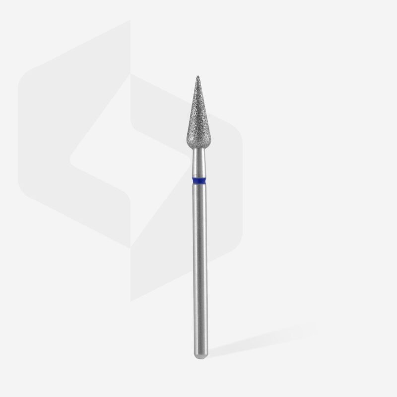 Staleks Διαμαντόφρεζα Pointed Pear Blue FA100B040/12 4 mm - Image 2