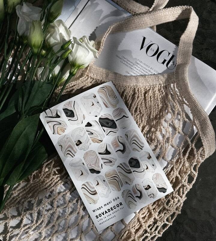 Αυτοκόλλητα Νυχιού Wraps Mani Sova - 004