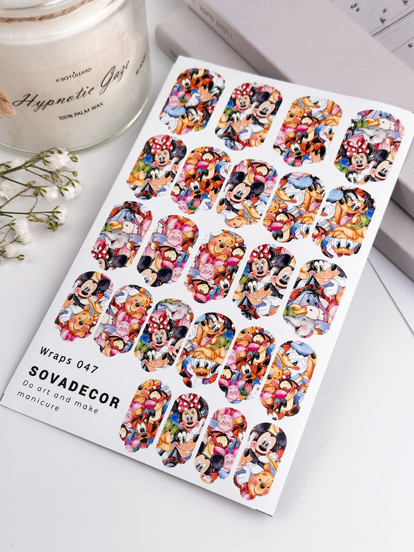 Αυτοκόλλητα Νυχιού Wraps Mani Sova - 047 - Disney