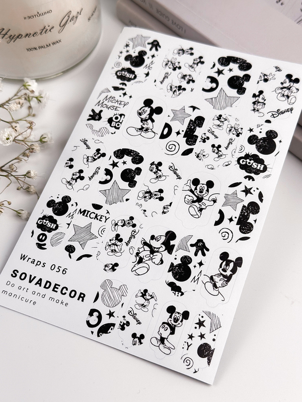Αυτοκόλλητα Νυχιού Wraps Mani Sova - 056 - Mickey