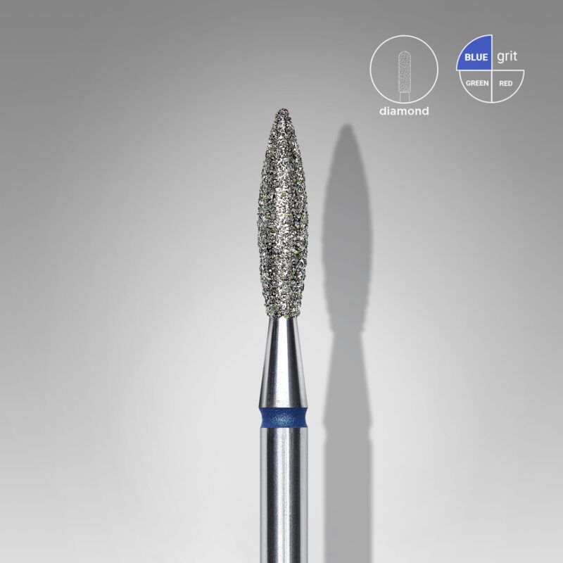 Staleks - Διαμαντόφρεζα, “flame”, μπλε, 2.3 mm
