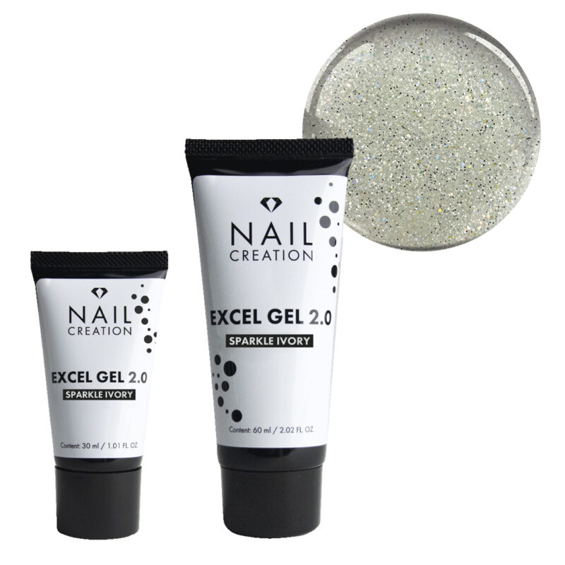 Acrygel Sparkle Ivory 30ml