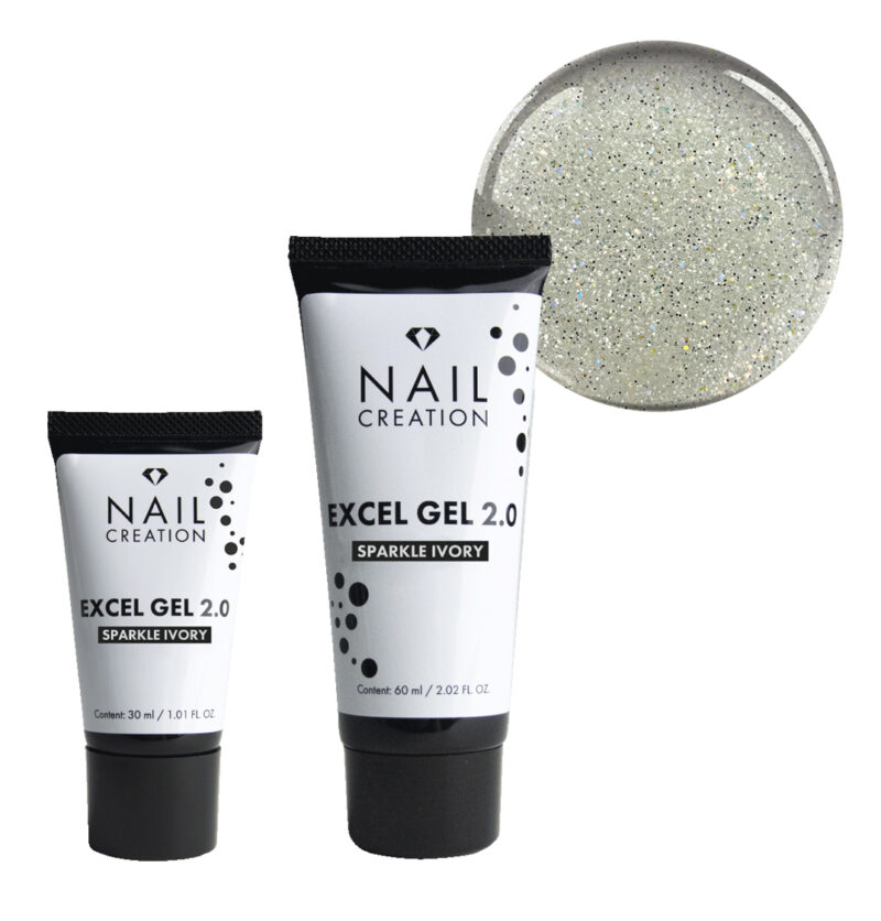 Acrygel Sparkle Ivory 30ml