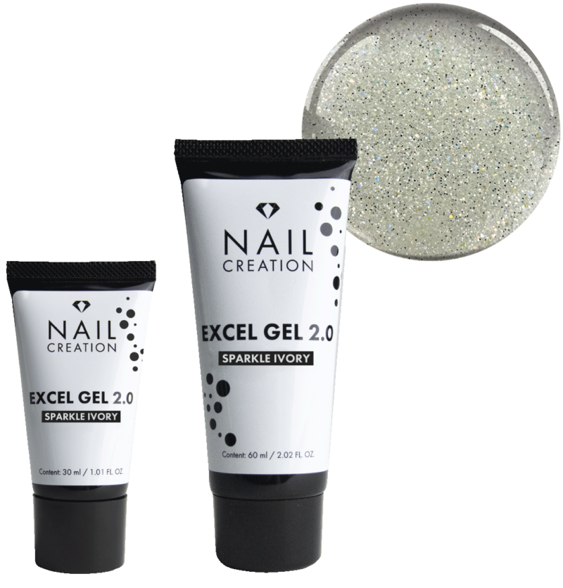 Acrygel Sparkle Ivory 30ml - Image 3