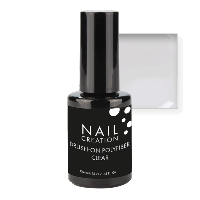 Brush on Builder Polyfiber Gel Clear 15 ml