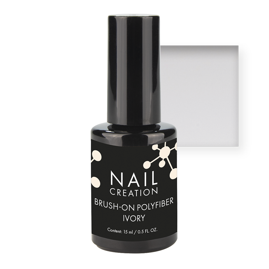 Brush on Builder Gel Polyfiber Ivory 15 ml