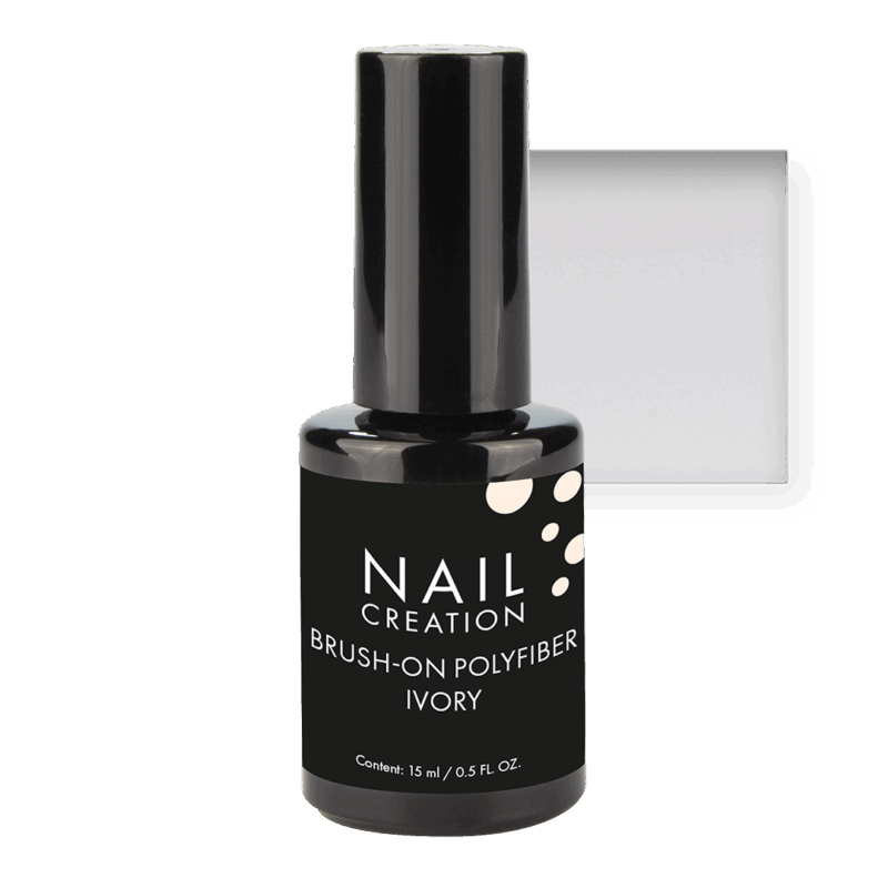 Brush on Builder Gel Polyfiber Ivory 15 ml