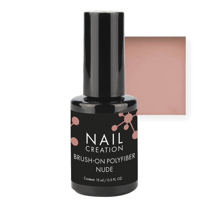 Brush on Builder Gel Polyfiber Nude 15 ml
