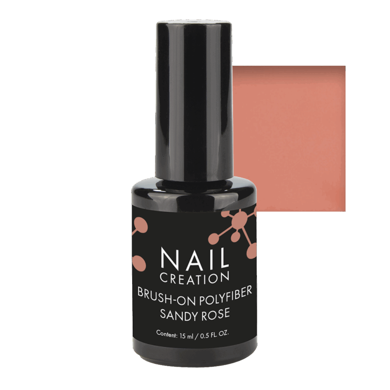 Brush on Builder Gel Polyfiber Sandy Rose-15 ml